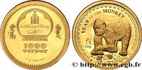 MONGOLIA 1000 Tögrög Proof année du singe MONGOLIA 2016 (11mm, 0,50g, 12h) -
