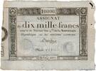 FRANCE 10000 Francs FRANCE 10000 Francs 1795 VF+ -