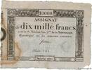 FRANCE 10000 Francs FRANCE 10000 Francs 1795 VF+ -