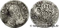 FRANCE Dixième d’écu aux branches d’olivier, buste habill LOUIS XV THE BELOVED Bourges 1727 (21,5mm, 2,76g, 6h) -