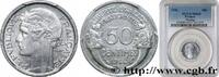 FRANCE 50 centimes Morlon, légère PROVISIONAL GOVERNEMENT OF THE FRENCH REPUBLIC 1944 (18mm, 0,70g, 6h) -