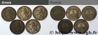 FRANCE Lot de 7 pièces de 5 francs Lavrillier, bronze-alu PROVISIONAL GOVERNEMENT OF THE FRENCH REPUBLIC - - (31mm, 12g, 6h) -
