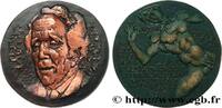 FRANCE Médaille, Georges Friedmann, n°14 SCIENCES & SCIENTIFIQUES Monnaie de Paris 1977 (77,5mm, 167,6g, 12h) -
