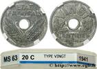 FRANCE VINGT centimes État français FRENCH STATE 1941 (24mm, 3,5g, 6h) -