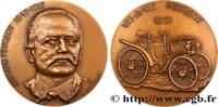 FRANCE Médaille, Armand Peugeot AUTOMOBILES ET VOITURES - PILOTES ET INVENTIONS Monnaie de Paris 1981 (67,5mm, 180,4g, 12h) -