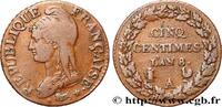 FRANCE Cinq centimes Dupré, grand module CONSULATE Paris/Orléans 1800 (28mm, 9,82g, 6h) -
