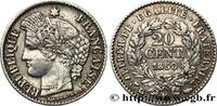 FRANCE 20 centimes Cérès, IIe République II REPUBLIC Bordeaux 1850 (15mm, 1,02g, 6h) -