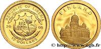 LIBERIA 12 Dollars Proof Finlande LIBERIA 2008 (11mm, 0,52g, 12h) -