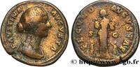 THE ANTONINES (96 AD to 192 AD) Sesterce FAUSTINA MINOR Rome 161 - 176 (32mm, 20,42g, 12h) -
