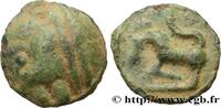 FRANCE Potin à la grosse tête GALLIA BELGICA - SEQUANI (Area of Besançon) c. 80-50 AC. (19mm, 4,36g, 3h) -