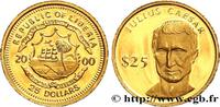 LIBERIA 25 Dollars Proof Jules César LIBERIA 2000 (11mm, 0,73g, 12h) -