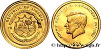 LIBERIA 25 Dollars Proof Kennedy LIBERIA 2006 (11mm, 0,73g, 12h) -
