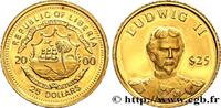 LIBERIA 25 Dollars Proof Louis II de Bavière LIBERIA 2000 (11mm, 0,73g, 12h) -