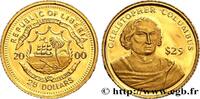 LIBERIA 25 Dollars Proof Christophe Colomb LIBERIA 2000 (11mm, 0,73g, 12h) -