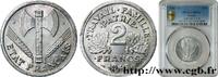 FRANCE 2 francs Francisque FRENCH STATE Beaumont-Le-Roger 1943 (27mm, 2,20g, 6h) -