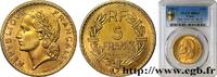 FRANCE 5 francs Lavrillier, bronze-aluminium PROVISIONAL GOVERNEMENT OF THE FRENCH REPUBLIC Castelsarrasin 1945 (31mm, 12,0g, 6h) -