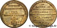 FRANCE Médaille, Élections du département de la Seine DEUXIÈME RÉPUBLIQUE 1848 (37mm, 24,13g, 12h) -