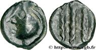 FRANCE Potin à la tête et aux trois lignes ondulées GALLIA - AULERCI EBUROVICES (Area of Évreux) Évreux (27) c.60-50 AC. (15,5mm, 1,93g, h) -