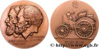 FRANCE Médaille, René Panhard et Émile Levassor SCIENCES & SCIENTIFIQUES Monnaie de Paris 1974 (67,5mm, 175,01g, 12h) -