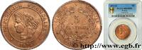 FRANCE 5 centimes Cérès III REPUBLIC Bordeaux 1874 (25mm, 5g, 6h) -