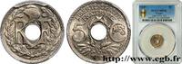 FRANCE 5 centimes Lindauer, petit module III REPUBLIC 1927 (17mm, 2g, 6h) -