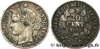 FRANCE 20 centimes Cérès, IIe République II REPUBLIC Bordeaux 1850 (15mm, 0,99g, 6h) -