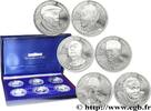 FRANCE Coffret de six essais Belle Épreuve 100 francs - C COMMEMORATIVE COINS MONNAIE DE PARIS Paris 1995 (mm, g, h) -