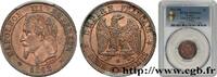 FRANCE Deux centimes Napoléon III, tête laurée, buste déf SECOND EMPIRE Strasbourg 1862 (20mm, 2g, 6h) -