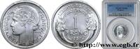 FRANCE 1 franc Morlon, légère IV REPUBLIC 1957 (23mm, 1,30g, 6h) -