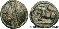 FRANCE Potin à la grosse tête GALLIA BELGICA - SEQUANI (Area of Besançon) c. 80-50 AC. (20mm, 5,00g, 3h) -