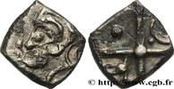 FRANCE Drachme “à la tête triangulaire”, S. 125 GALLIA - SOUTH WESTERN GAUL - CADURCI (Area of Cahors) IIe-Ier siècle av. J.-C (11,5mm, 1,95g, 9h) -