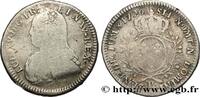 FRANCE Demi-écu aux branches d'olivier, buste habillé LOUIS XV THE BELOVED Dijon 1726 (34mm, 13,99g, 6h) -