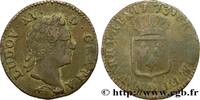 FRANCE Sol dit à la vieille tête LOUIS XV THE BELOVED Lyon 1773 (29mm, 11,97g, 6h) -