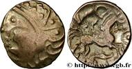 FRANCE Hémistatère aux sangliers et à l’annelet perlé poi GALLIA - AULERCI EBUROVICES (Area of Évreux) Évreux (27) c. 60-50 AC. (17,5mm, 3,10g, 6h) -