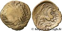 FRANCE Hémistatère aux sangliers et à l’annelet perlé poi GALLIA - AULERCI EBUROVICES (Area of Évreux) Évreux (27) c. 60-50 AC. (19mm, 2,87g, 3h) -