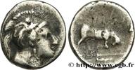 Hellenistic 1 (323 BC to 188 BC) Triobole LUCANIA - THOURIOI Thurium, Lucanie c. 350-300 AC. (12mm, 1,25g, 12h) -