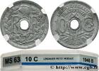 FRANCE 10 centimes Lindauer, petit module PROVISIONAL GOVERNEMENT OF THE FRENCH REPUBLIC Beaumont-Le-Roger 1946 (17mm, 1,56g, 6h) -