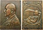 FRANCE Plaque, Docteur Henry Barbier SCIENCES & SCIENTIFIQUES 1924 (70mm, 113,5g, 12h) -