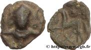 FRANCE Bronze au personnage de face et aux torques AMBIANI (Area of Amiens) Amiens (80) c. 60-40 AC. (16mm, 1,63g, 6h) -