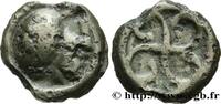 FRANCE Potin au swastika, tête à droite BITURIGES CUBI, UNSPECIFIED c. 80-50 AC. (15mm, 3,06g, h) -