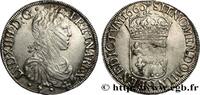 FRANCE Écu de Navarre, portrait à la mèche longue LOUIS XIV THE SUN KING Saint-Palais 1660 (39mm, 27,19g, 6h) -