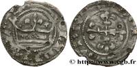 FRANCE Double (faux d’époque) NORMANDY - COUNTY OF ÉVREUX - CHARLES THE BAD Évreux c.1349-1364 (20,5mm, 1,19g, 3h) -
