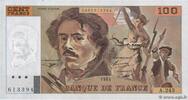 FRANCE 100 Francs DELACROIX imprimé en continu FRANCE 100 Francs DELACROIX imprimé en continu 1993 AU -