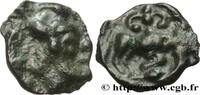 FRANCE Potin au taureau et au lis, classe Ia HIGH AND MIDDLE SEINE Ier siècle avant J.-C. (18mm, 2,02g, 3h) -