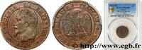 FRANCE Deux centimes Napoléon III, tête laurée SECOND EMPIRE Strasbourg 1862 (20mm, 2g, 6h) -