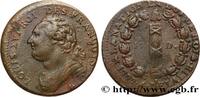 FRANCE 12 deniers dit au faisceau, type FRANÇOIS LOUIS XVI Rouen 1792 (29mm, 11,99g, 6h) -