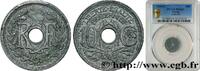 FRANCE 10 centimes Lindauer, petit module PROVISIONAL GOVERNEMENT OF THE FRENCH REPUBLIC Castelsarrasin 1945 (17mm, 1,50g, 6h) -