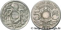 FRANCE 5 centimes Lindauer, petit module, non perforé III REPUBLIC Paris 1925 (17mm, 1,95g, 6h) -
