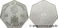 ZAMBIA 4000 Kwacha calendrier 2002 ZAMBIA 2001 (40mm, 23g, 12h) -