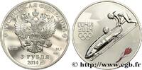 RUSSIA 3 Roubles Proof JeuxOlympiques d’hiver de Sotchy - RUSSIA Saint-Petersbourg 2014 (39mm, 33,95g, 12h) -